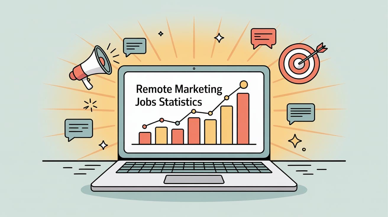Remote Marketing Jobs Statistics in 2026