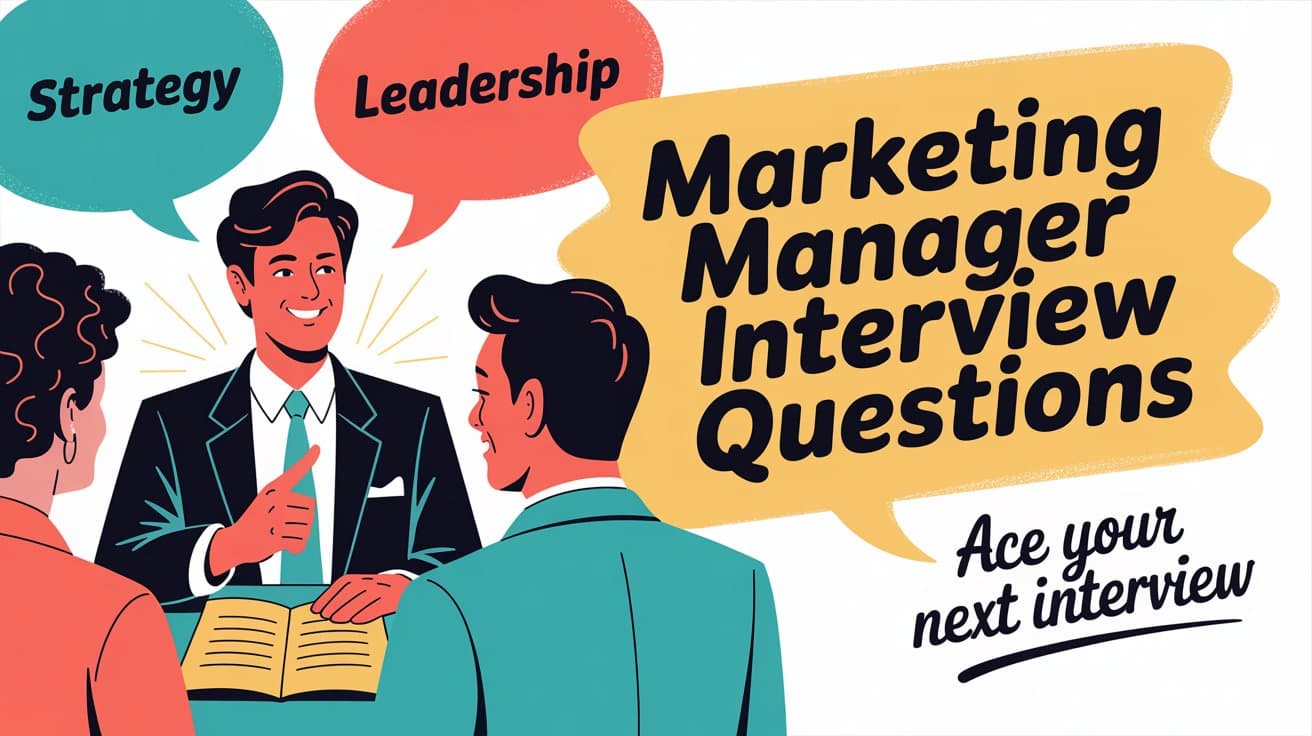 Marketing Manager Interview Questions: Guide (2026)