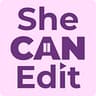 She CAN Edit logo