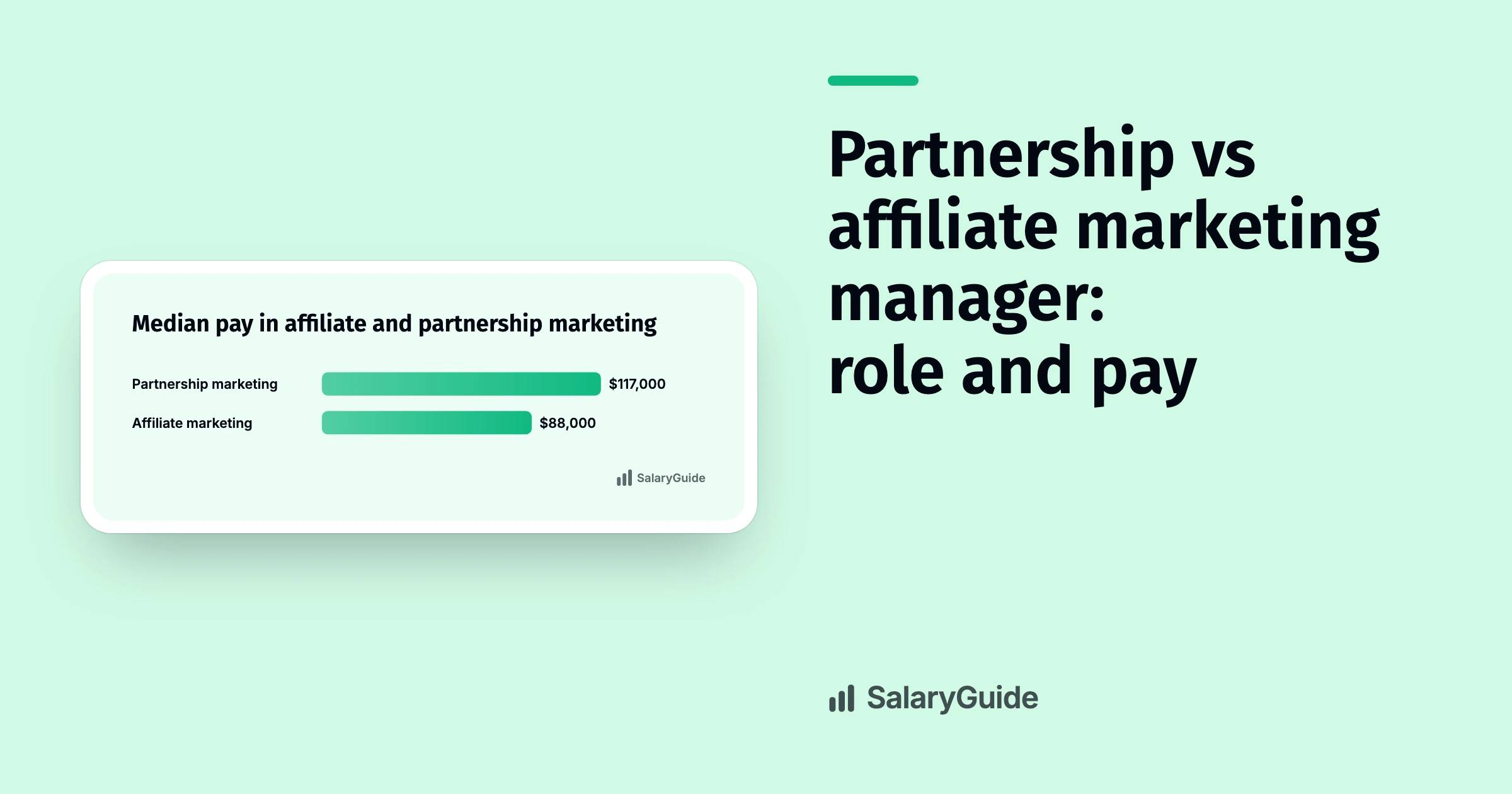 SalaryGuide cover image for the guide to partnership and affiliate marketing.