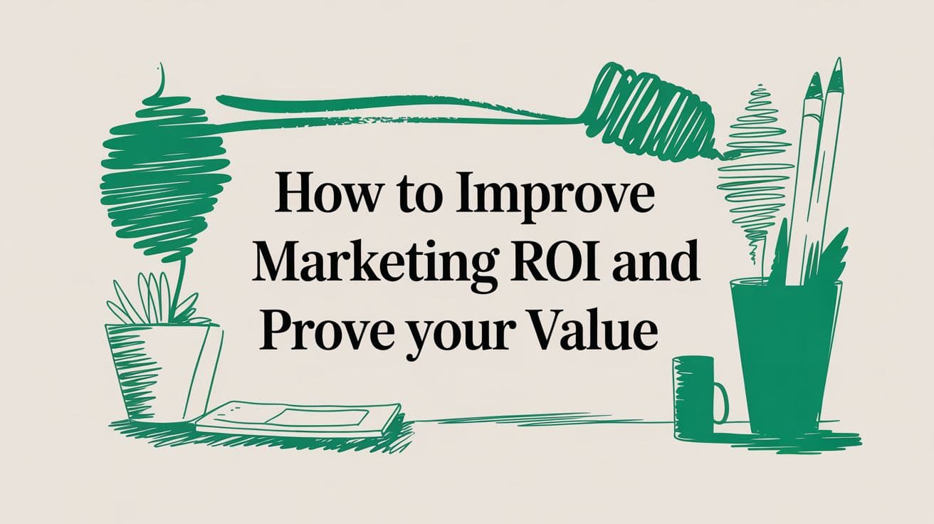 How to Improve Marketing ROI and Prove Your Value