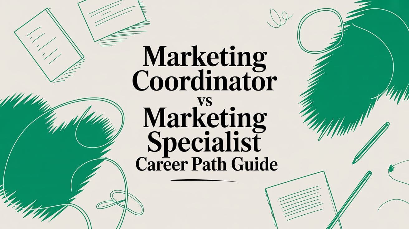 Marketing Coordinator vs Marketing Specialist Career Path Guide