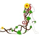 Pre-Volcano Hedonisia Hawaii Eco-Feminist Community. logo