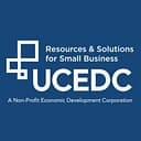 UCEDC, a nonprofit economic development corporation logo